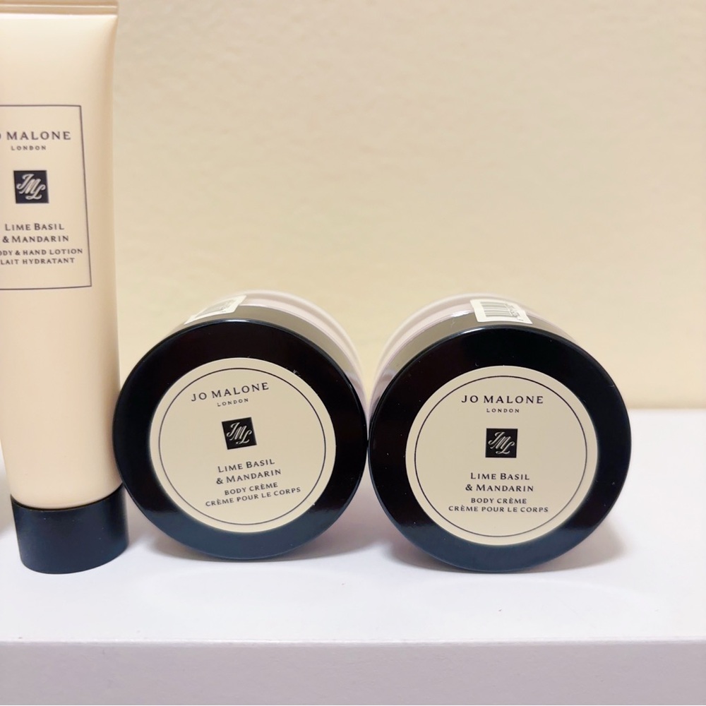 2x Jo Malone lime basil & Mandarin body cream 15 ml each, lotion and peony blush - Picture 2 of 5